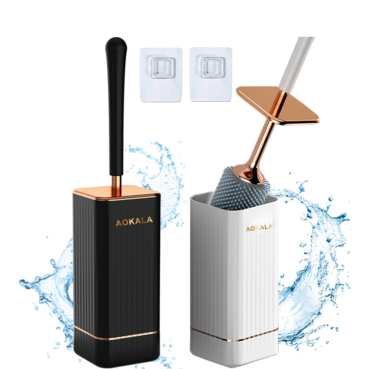 Szczotka toaletowa, elegancki zestaw szczotek do muszli klozetowej