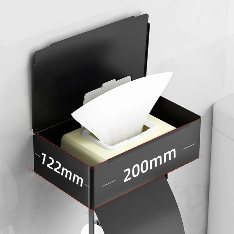 Praktyczny uchwyt na papier toaletowy ze stali nierdzewnej