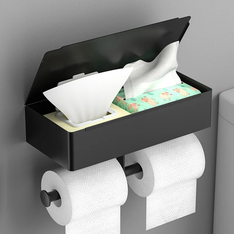 Praktyczny uchwyt na papier toaletowy ze stali nierdzewnej