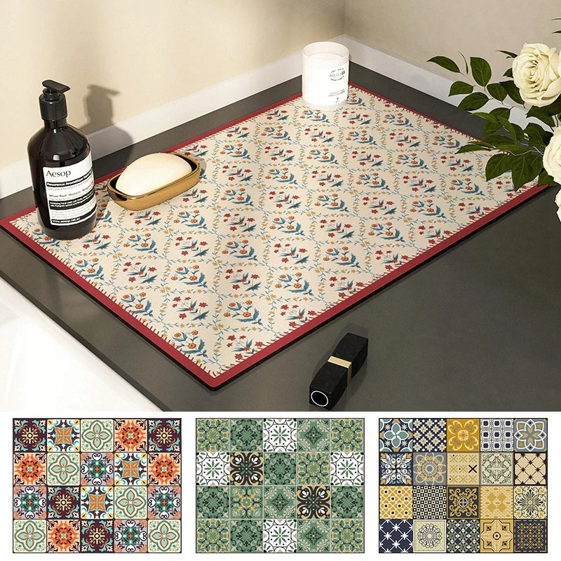 Dywaniki kuchenne, mata do suszenia naczyń